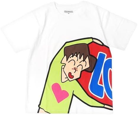 8/17まで出品　Ｔシャツ ミッチー&ヨシリン Amazon | [クレヨンシンチャン] Tシャツ ヨシりん LOVE ペア お